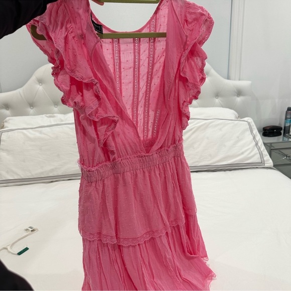 Pink Ruffle Dress - Picture 5 of 6